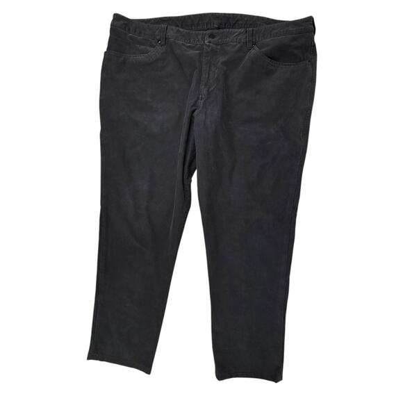 Lululemon Abc Pants Men's 46x31 Utilitech Performance Chino Faded Black Slim Fit - Picture 1 of 6